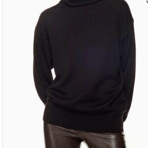 Aritzia Wilfred Montpellier Turtleneck
Sweater Black Size Medium 100%
Wool